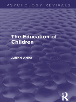 cover image of The Education of Children